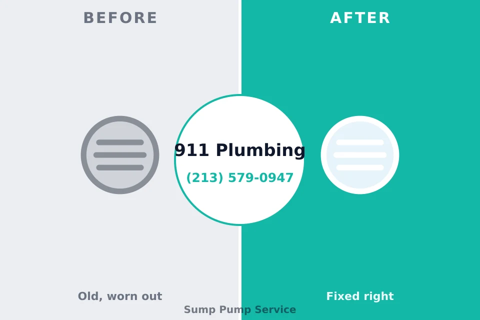 Before and after: plumbing company Ingalls Park, IL